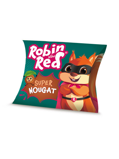 Viba Robin Red Schicht-Nougat Geschenkschachtel, 50 g