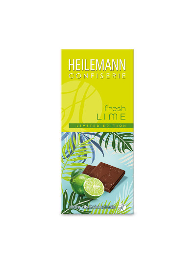 Heilemann Sommer-Schokolade fresh LIME, 80 g