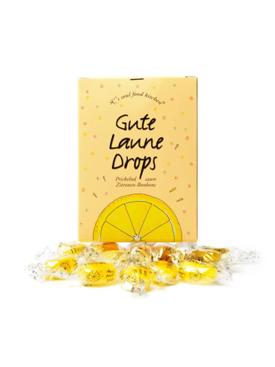 Gute Laune Drops Zitronen Bonbons, 100 g
