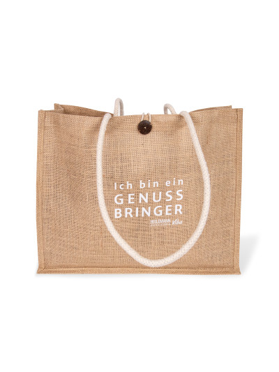 Jutetasche Genussbringer