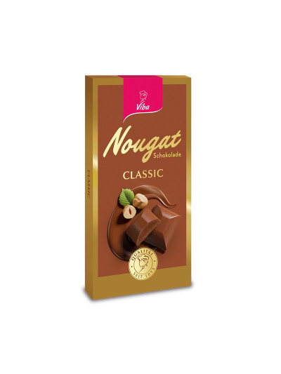 Viba Nougat-Tafelschokolade Classic, 100 g