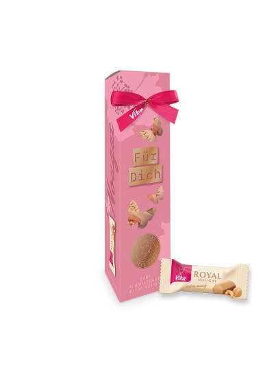 Viba Genusszeit Butterfly "FÜR DICH" mit hellem Nougat, 60 g