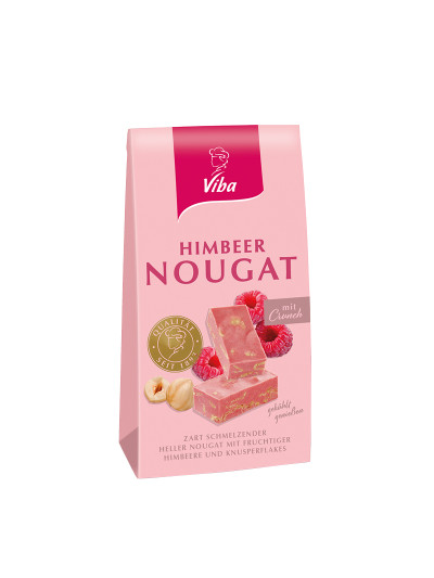 Viba Himbeer-Nougat mit Crunch, 100 g