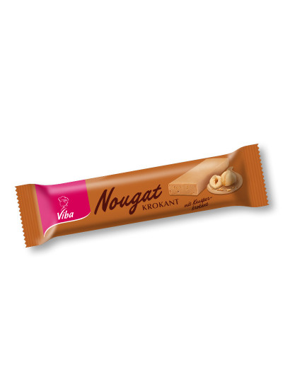 Viba Krokant Nougat Riegel, 75 g