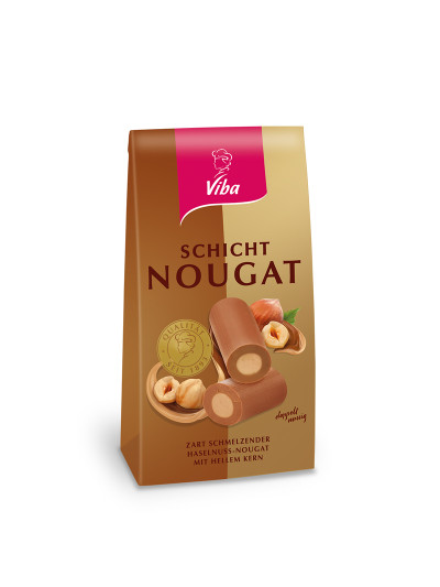 Viba Schicht-Nougat Beutel, 100 g