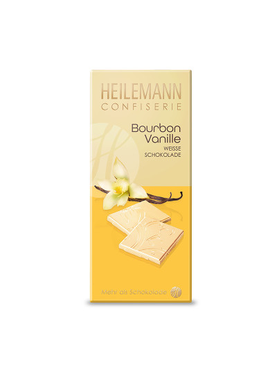 Heilemann Bourbon Vanille weiße Schokolade, 80 g
