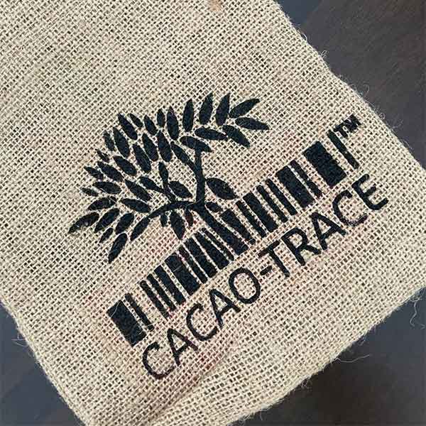 Jutesack Cacao-Trace Logo