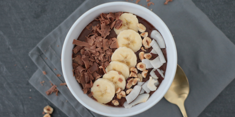 Schokoladen-Smoothie-Bowl