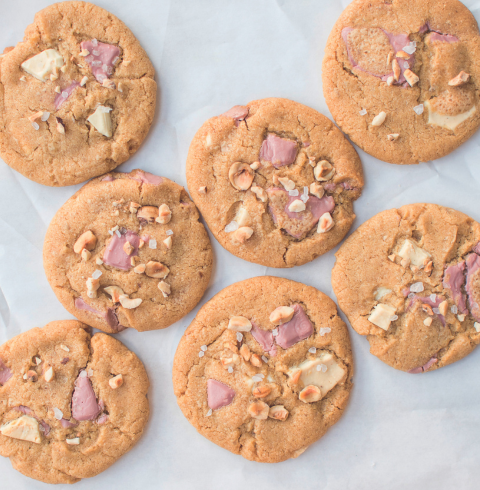 Rezept Cookies mit Ruby Chocolate