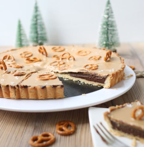 Rezept Salted Caramel Brezel Tarte