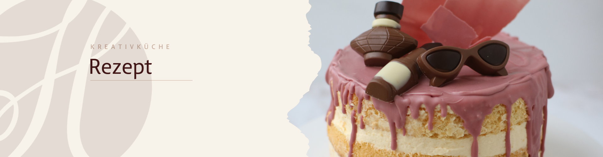 Rezept Naked Cake mit Ruby Schokolade