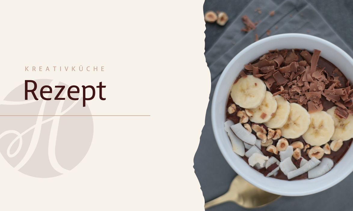 Rezept Schokoladen-Smoothie-Bowl