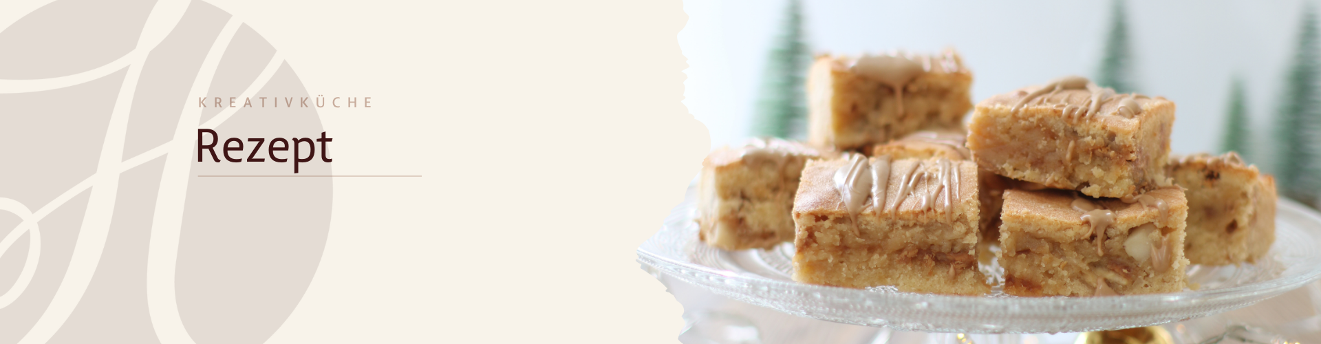 Rezept White Chocolate Caramel Blondies