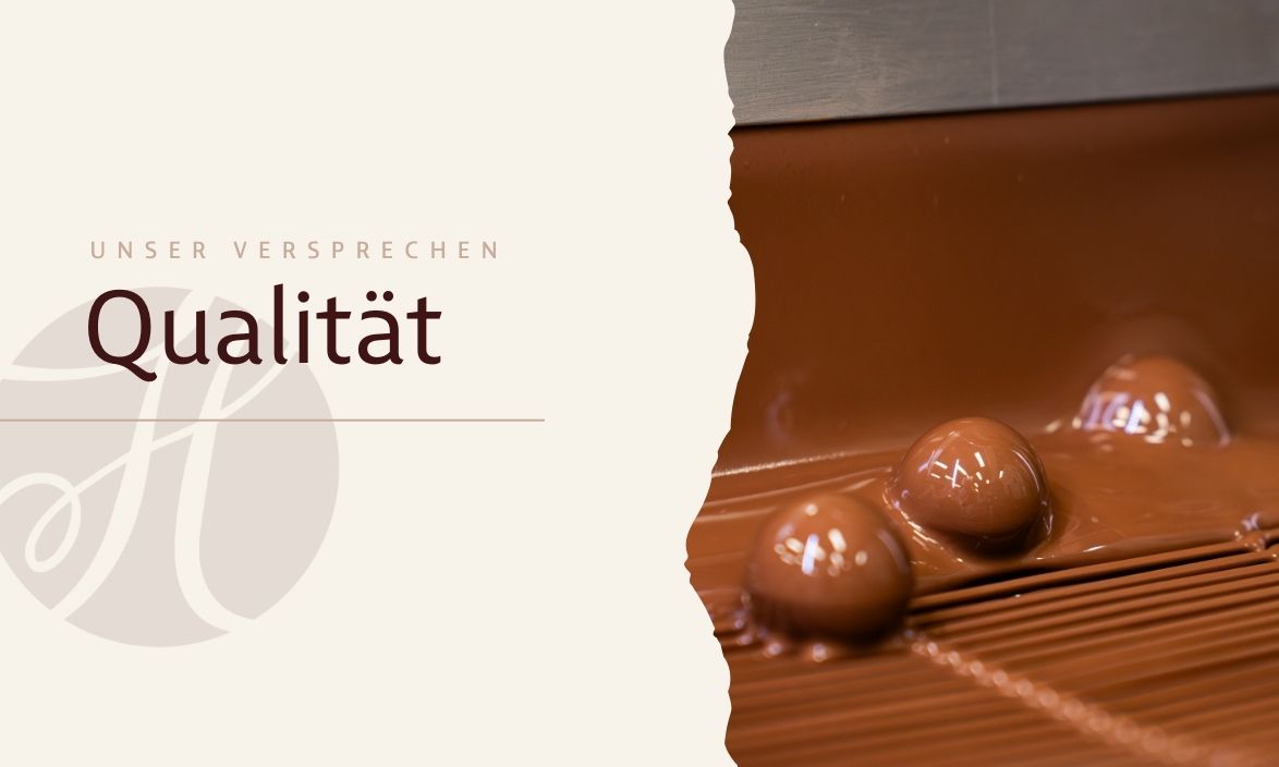 Qualitäts Versprechen Praline igeln HEILEMANN