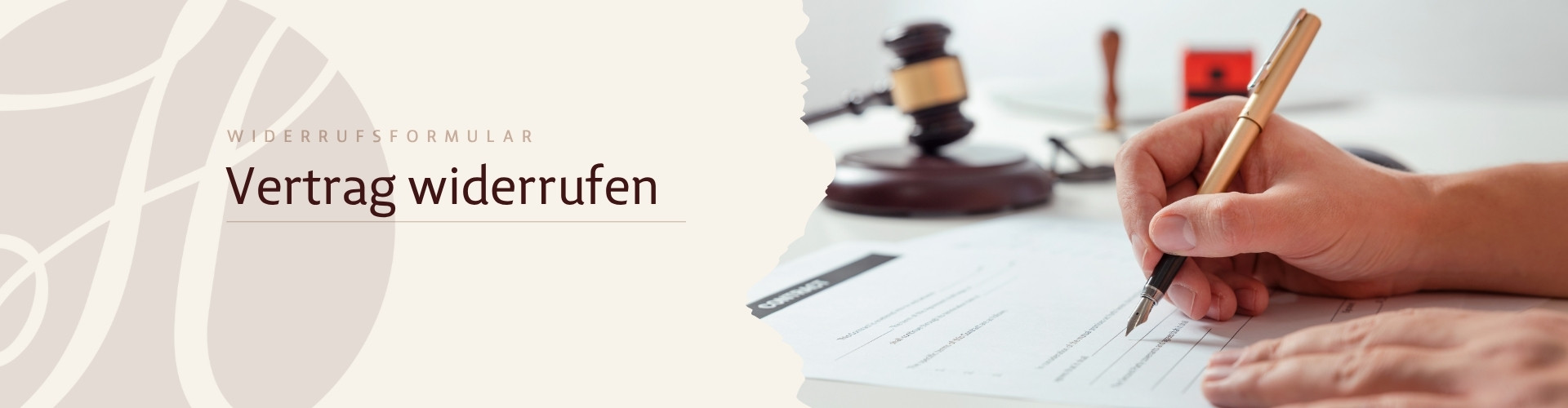 Widerrufssformular